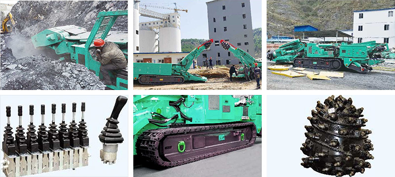 hfbz 200a tunnel coal mining roadheader machine a