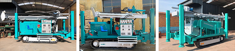 hfj series crawler type water well drilling rig a