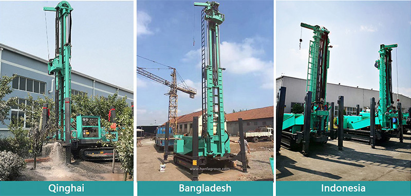 hfx series crawler type borehole deep hole mine water well drilling rig a