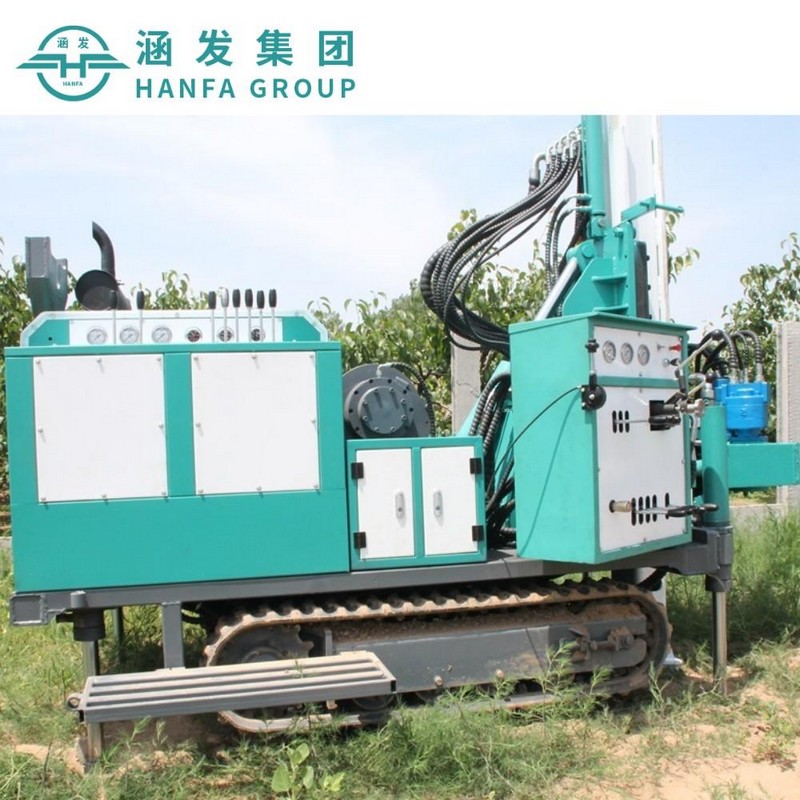 hf 300d hydraulic multifunctional core water well drilling rig 7